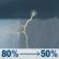 Wednesday: Showers and thunderstorms before 4pm. Cloudy. High near 41, with temperatures falling to around 37 in the afternoon. North northwest wind 10 to 20 mph, with gusts as high as 35 mph. Chance of precipitation is 80%. New rainfall amounts between a tenth and quarter of an inch possible. Wednesday: Showers And Thunderstorms